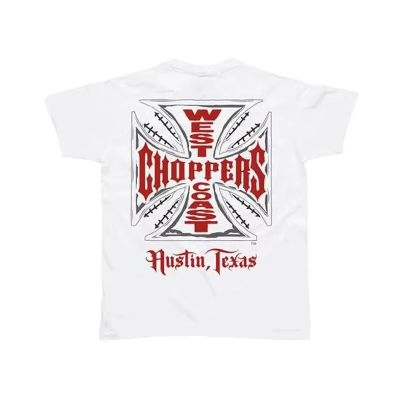 Austin Texas pure cotton Tshirt Mens vintage street style casual graphic tee hip hop biker cool comfortable soft short