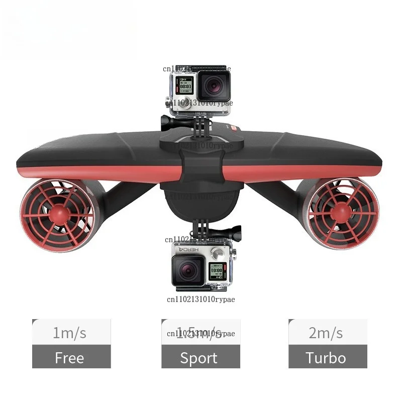 Underwater swimming kickboard, underwater shooting drone, robot, diving equipment
