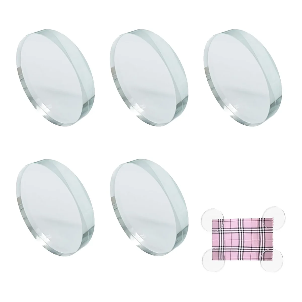 Glass Pattern Weights for Sewing,Fabric Weights for Pattern Cutting, Sewing Weight Cloth Dressmaking Pattern Making 5PCS HGC