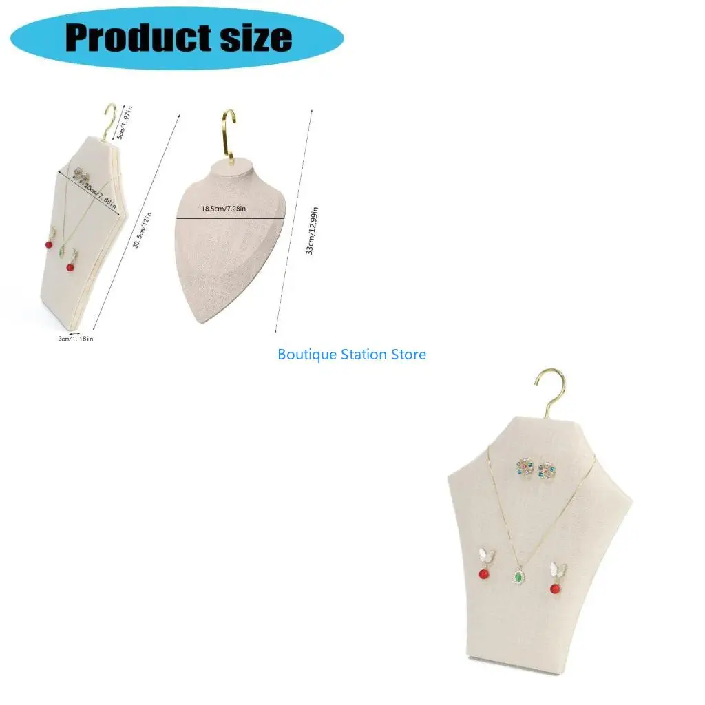 

Y55F Stylish Jewelry and Apparel Hanger Creative Designs Portable Fashion Accessory for Bedroom or Boutique Display Stand