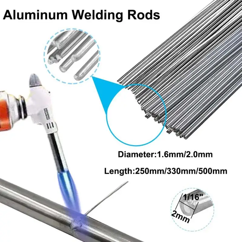 

Low Temperature Easy Melt Welding Rod Aluminum Universal Silver Welding Rod Cored Wire Rod Solder No Need Solder Powder Weld Bar