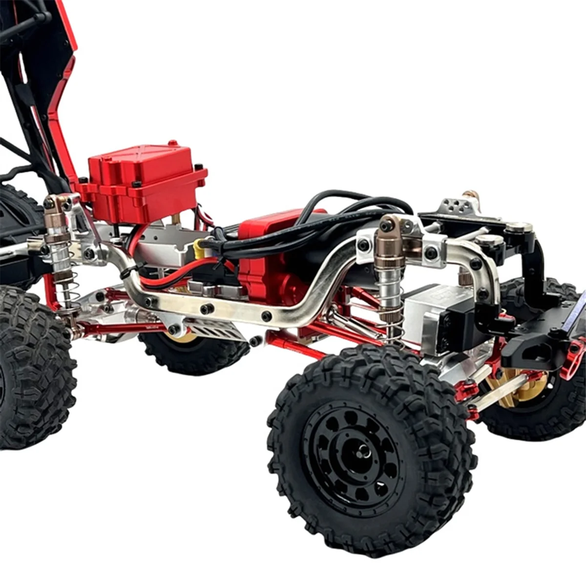 【New User Coupon】RC Car Upgrade Strengthen the Stainless Steel Car Frame Kit for MJX 1/12 H12Y H12Y+ H12P RC Car Accessories