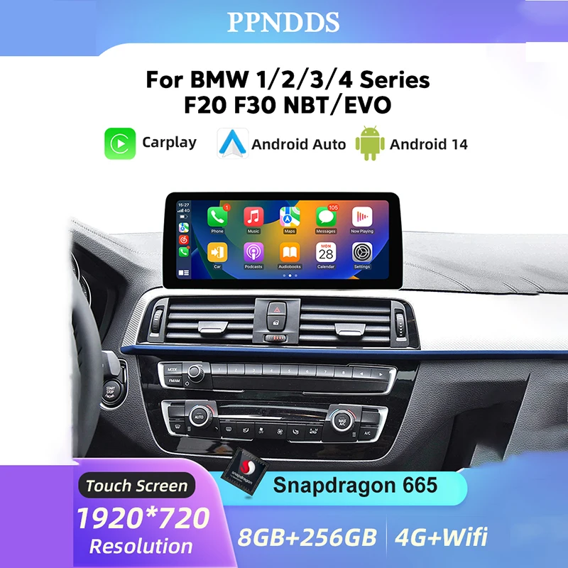 

PPNDDS Smart Car Systemsfor BMW 1 2 Series F20 F21 F22 F23 2011-2019 Carplay Screen for Car