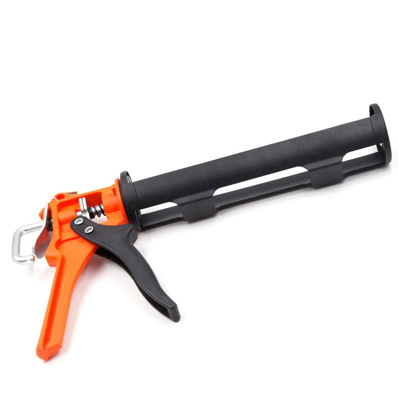 9 Inch Heavy Duty Sealant Caulking Gun, High Thrust Caulk and Adhesive Gun, Nylon Handle, Carbon Steel Body for Painting