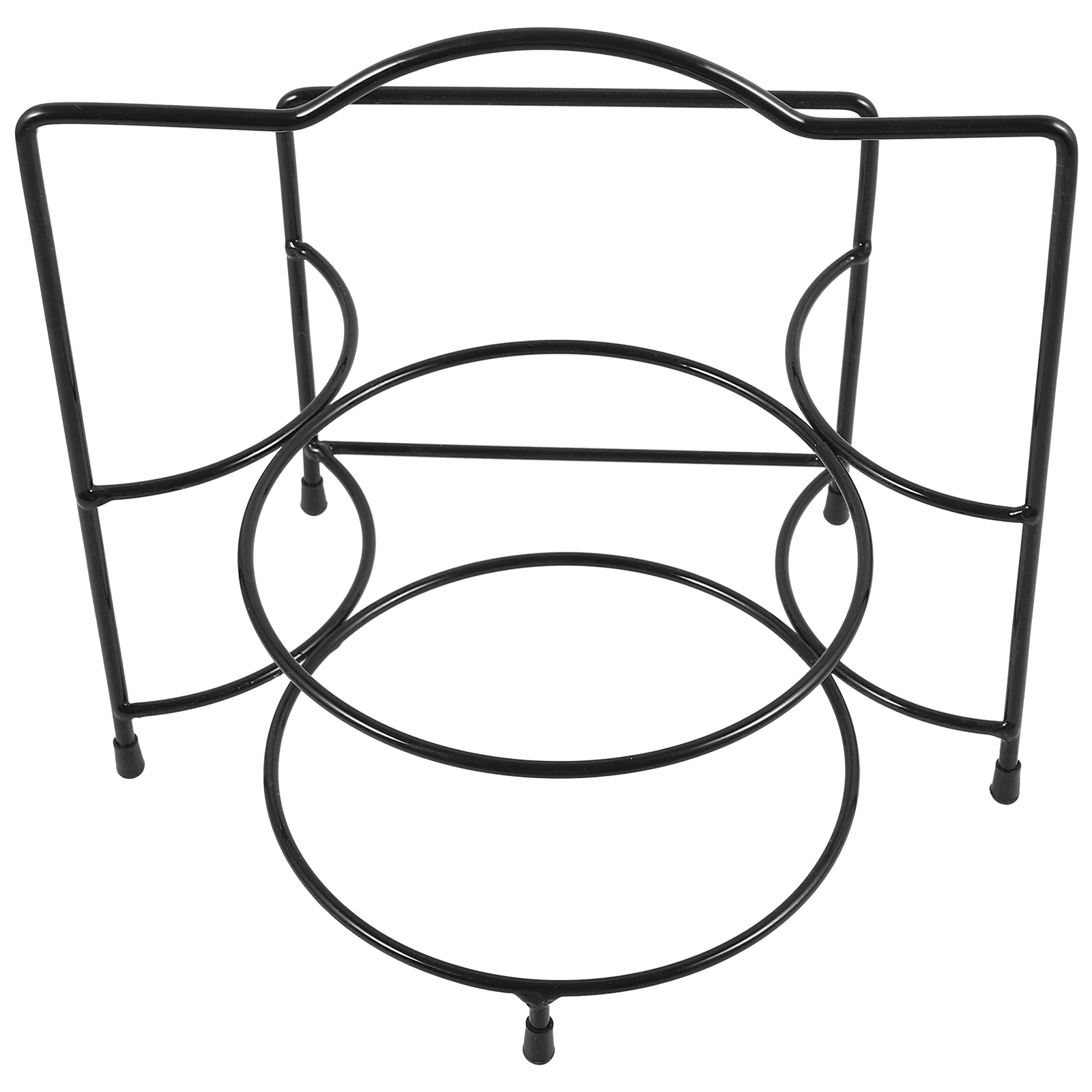 

2-Tier Seafood Display Stand Rustic Metal Dessert Holder For Party Sushi Buffet Wedding Afternoon Tea Serving Rack Household