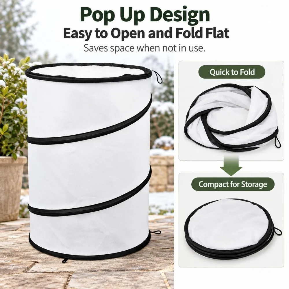 Non Woven Pop Up Plant Frost Cover Foldable Pop Up Design Foldable Plant Tent Non Woven Plant Shelter