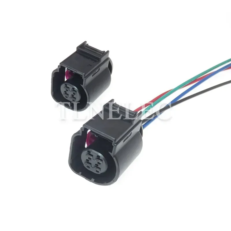 4 Pin Way 1.5 Series Automotive Brake Light Generator Wire Harness Socket With Wires For VW Audi 4H0973712 1563483 1563486
