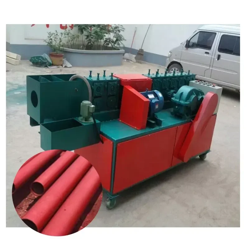 CE Certification Multifunctional Pipe Straightener Rust Removing Painting Machine for Construction Scaffolding Steel Pipe