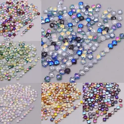 6mm 30pcs/bag Four Leaf Clover Crystal Glass Beads Pink Color Faceted Crystal Clover Beads for Jewelry Making DIY Bracelet