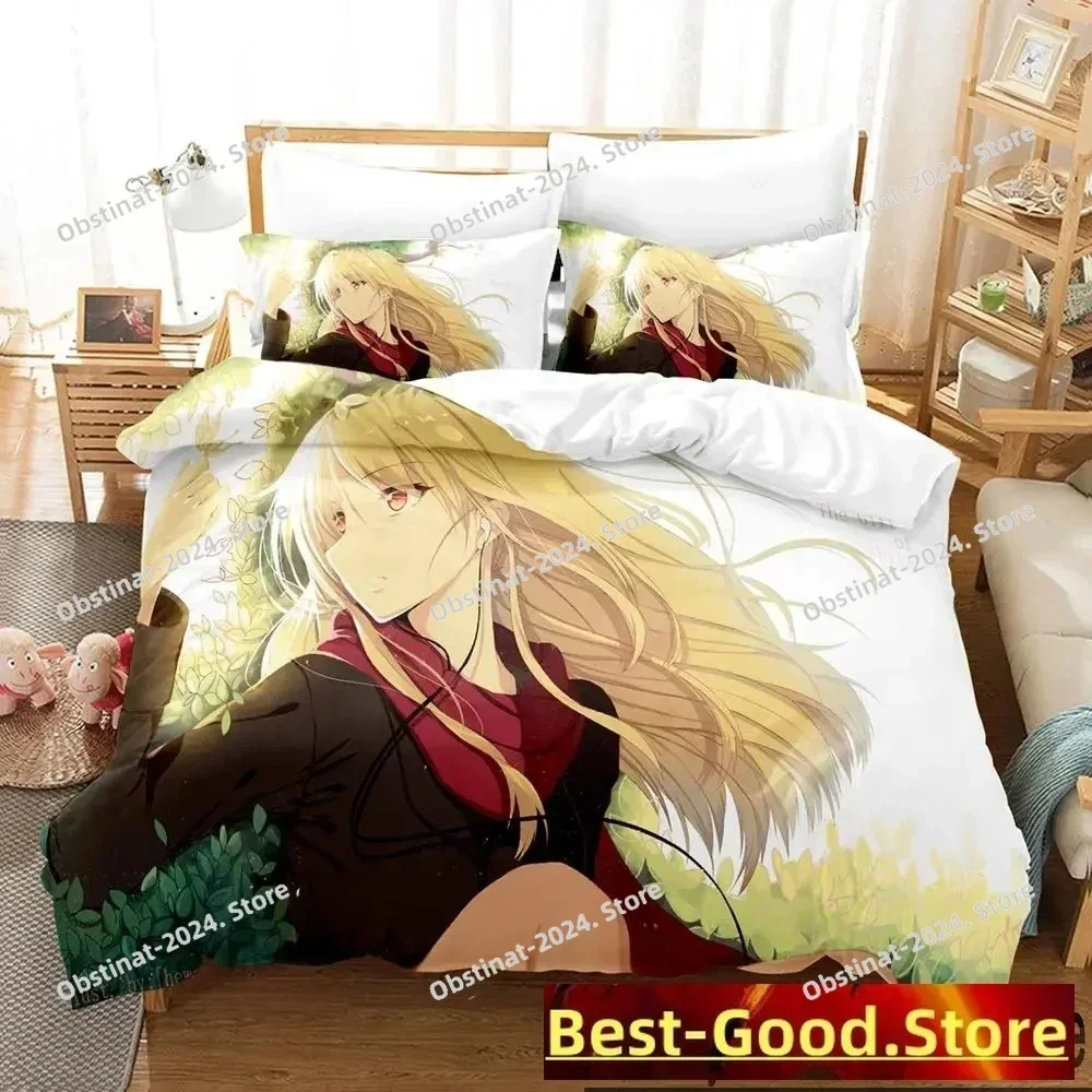 3D Anime The Pet Girl of Sakurasou Mashiro Shiina Bedding Set Printed Comforter Duvet Cover Pillow Case 3 Pieces Kids Adult Size