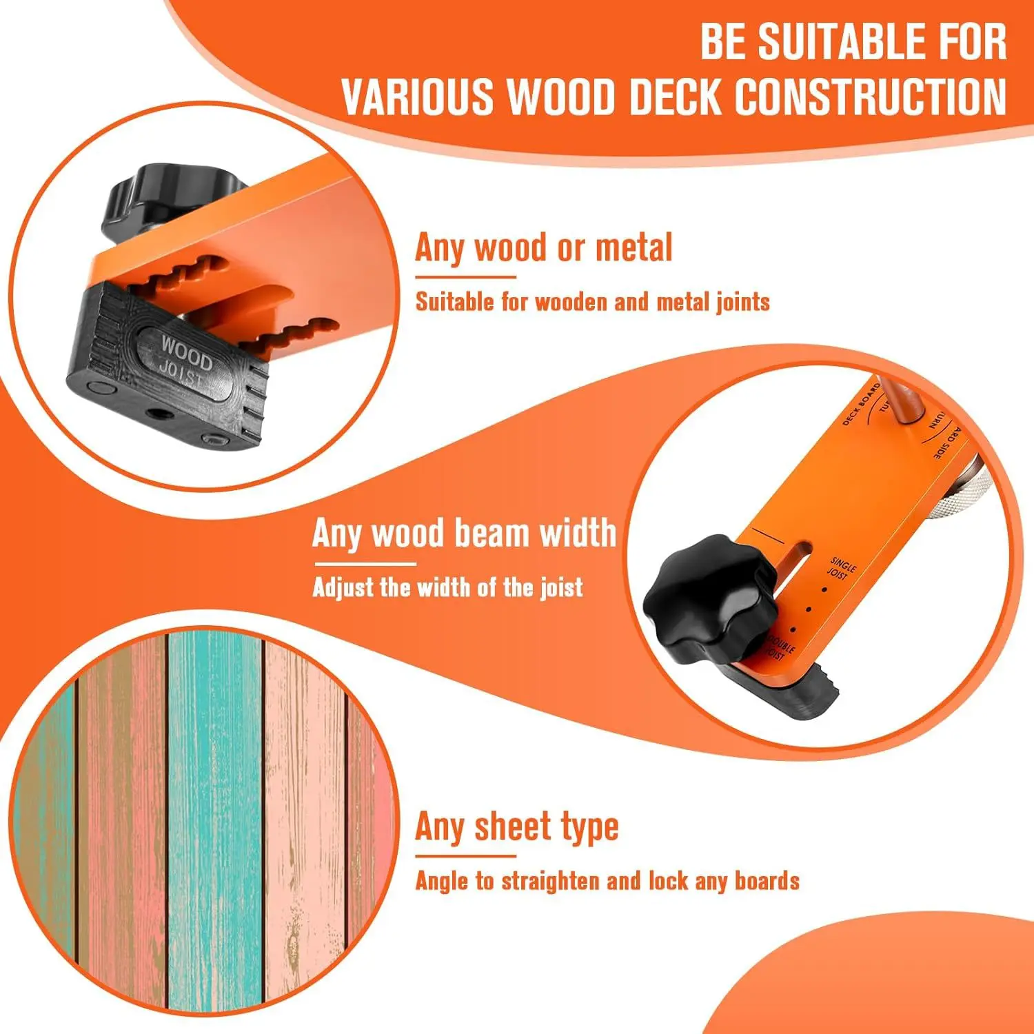 Woodworking Workbench Installation Tool Push-Pull Lock Composite Flooring Panel Gear Essential Tool for Composite Panel Flooring