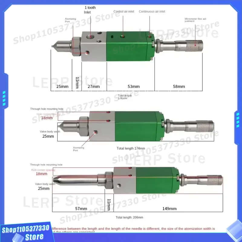 MY-3860 Automatic High Frequency Spray Valve Screw Mixer 3mm Width for PCB Circuit Board Coating Chemical Treatment