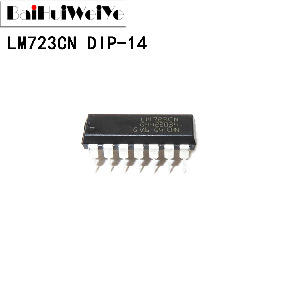 5PCS LM723 LM723CN = UC723L Voltage Regulator IC 2-37V DIP-14 New Good Quality Chipset