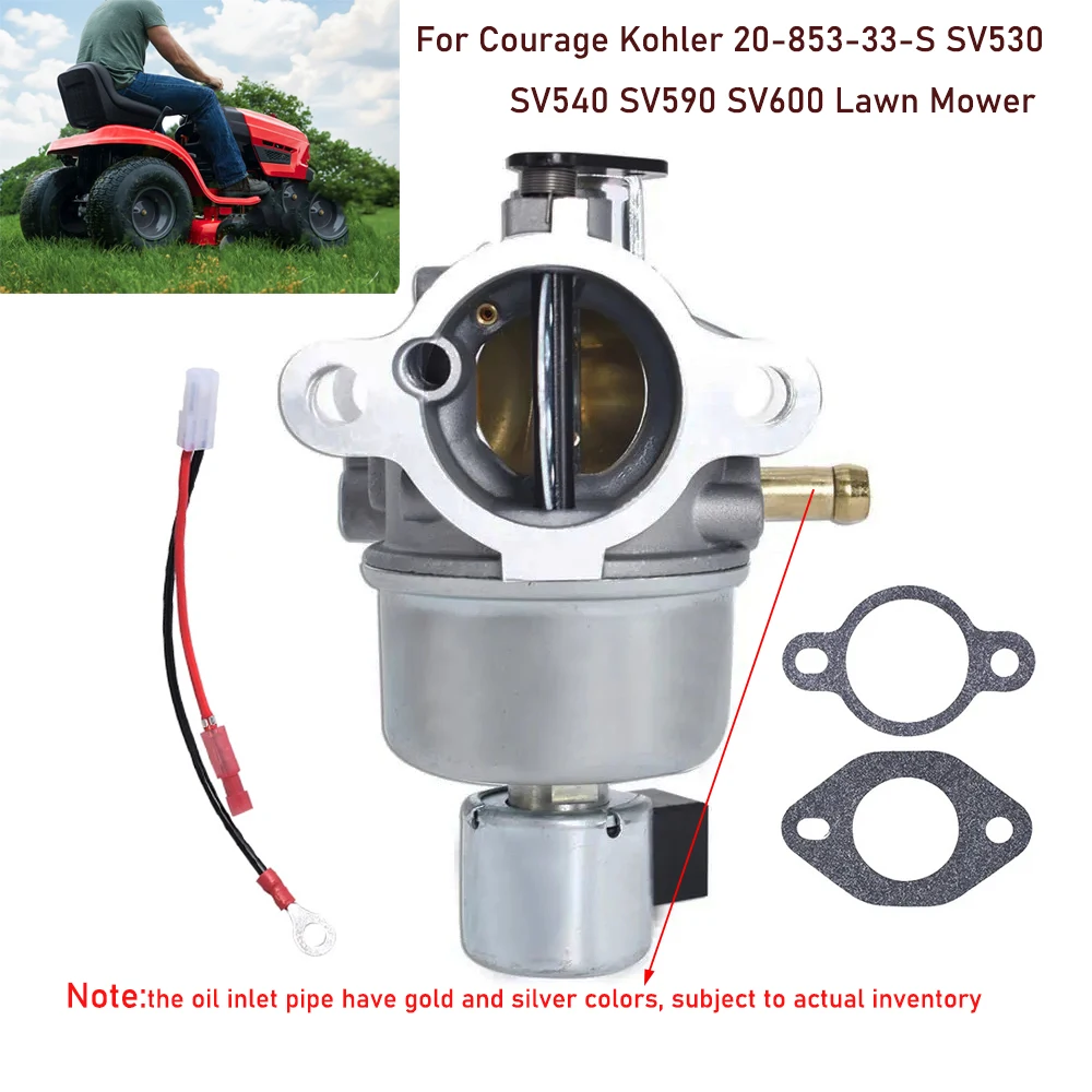 Para Kohler Courage 20-853-33-S SV530 SV540 SV590 SV600 Conectores de fio do carburador 20-853-33-S 20 853 8-S 20 853 01-S 20 853 02-S
