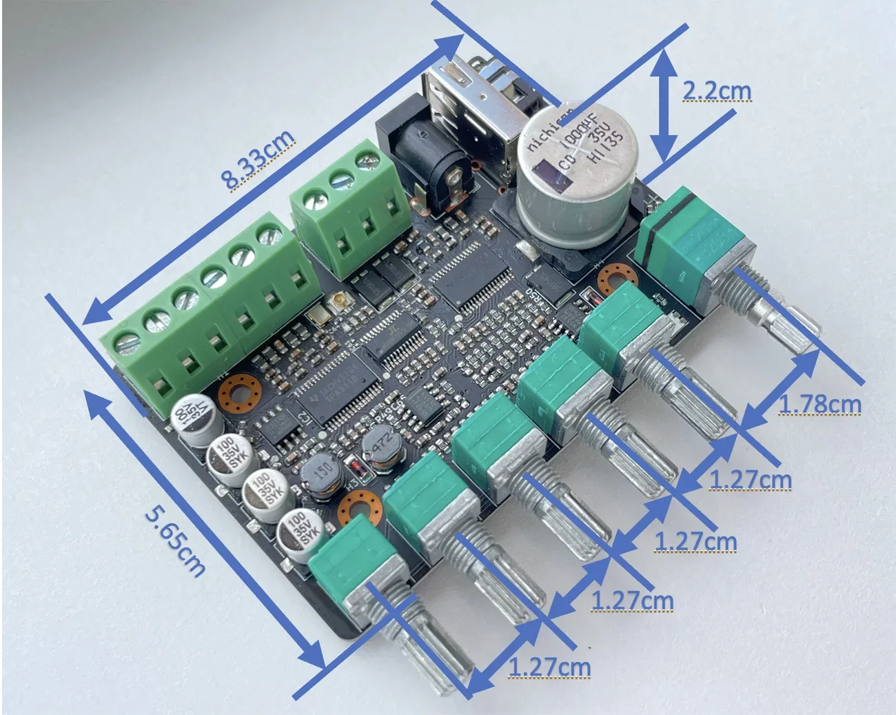 Nvarcher 2.1 Subwoofer Bluetooth digital amplifier board TPA3118 2x30W+60W adjustable crossover point