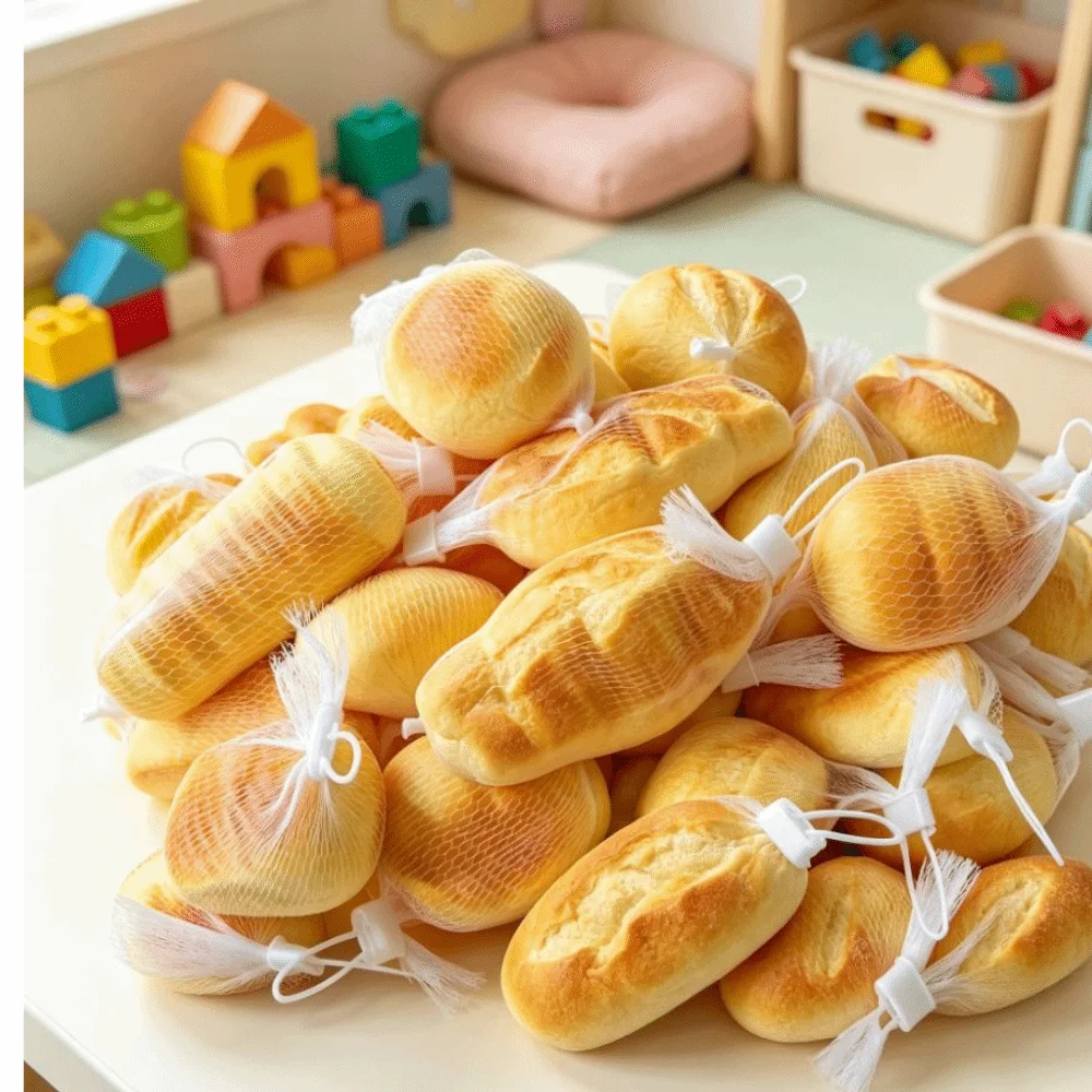 Fun Slow Rebound Simulated Bread Soft Random Style Fake Bread Squeezing Sensory Fidget Photography Props