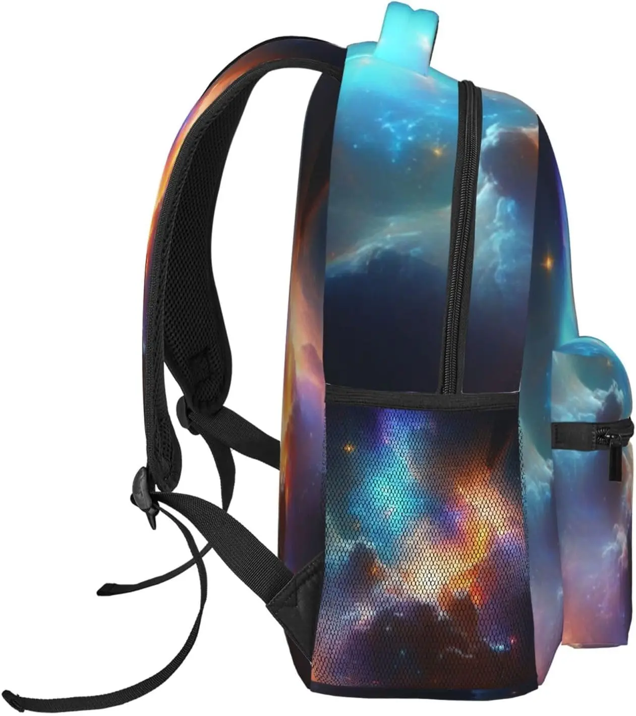 Nette Cosmic Nebula Sac à dos léger pour ordinateur portable pour femme, cartable universitaire pour homme, sac de jour décontracté, sac de voyage