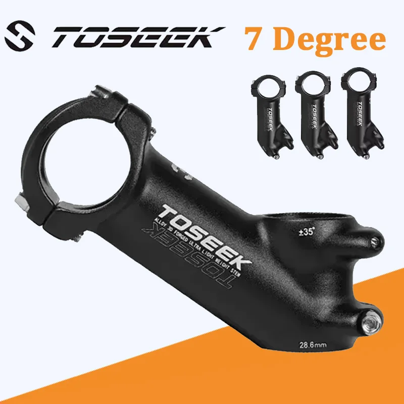TOSEEK MTB Power Aluminiumlegierung Rennrad-Vorbau 60/70/80/90/100mm Negativ-Rennrad-Vorbau 28.6mm 31.8mm Lenkervorbau