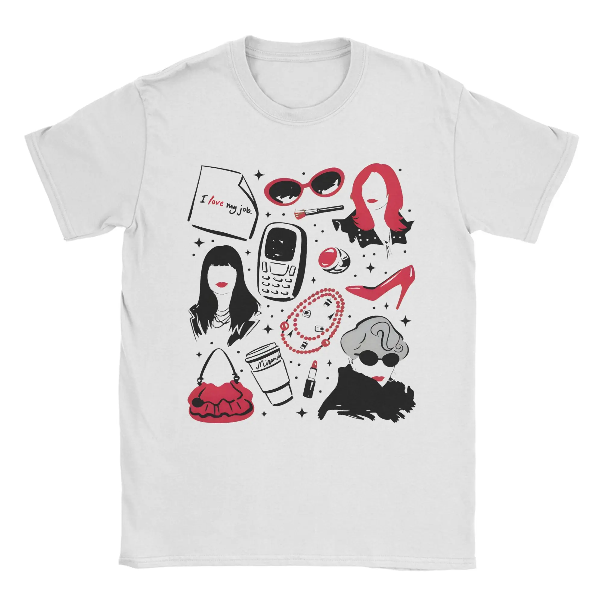 Men Women T-Shirts Devil Wears Pradas 2 Fun 100% Cotton Tee Shirt Short Sleeve Meryl Streep Movie T Shirt Clothing Plus Size