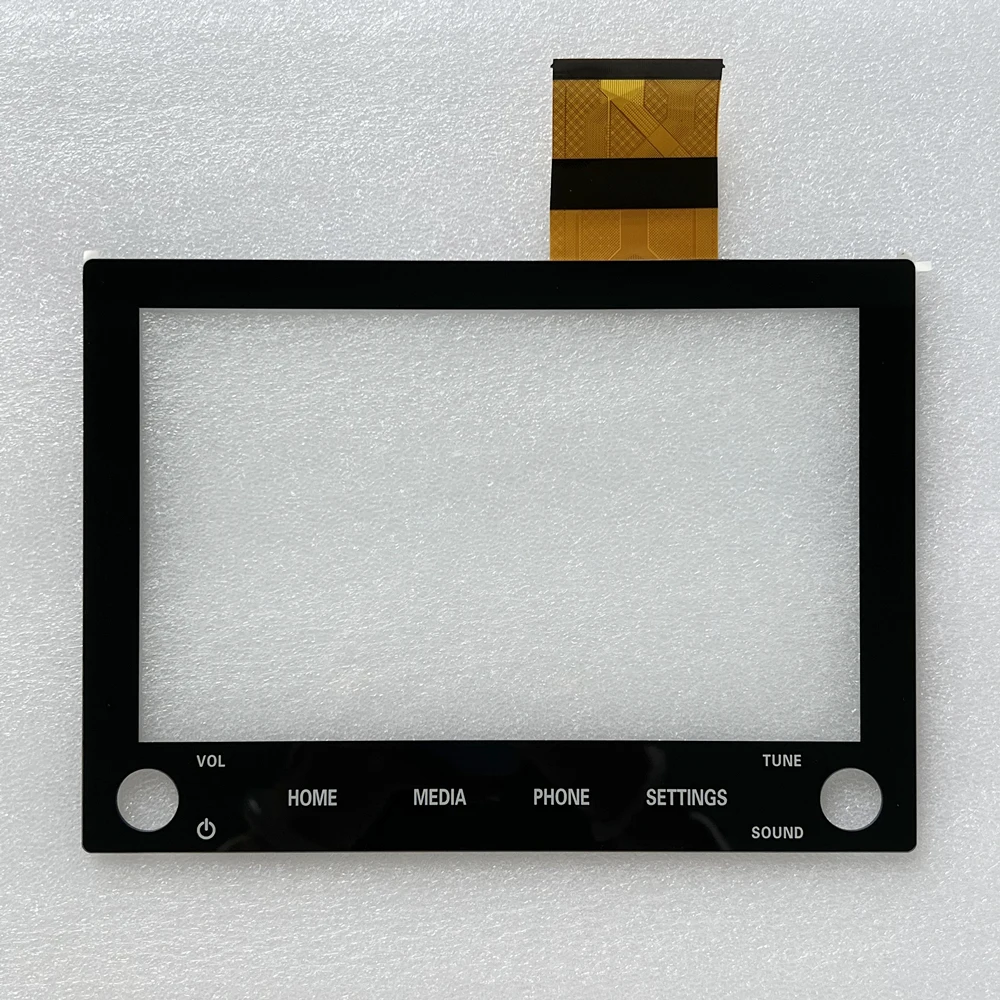 New 80 Pins Glass Touch Screen Panel Digitizer Lens For 2020 2021 Mitsubishi Outlander Car Radio DVD Player GPS Navigation