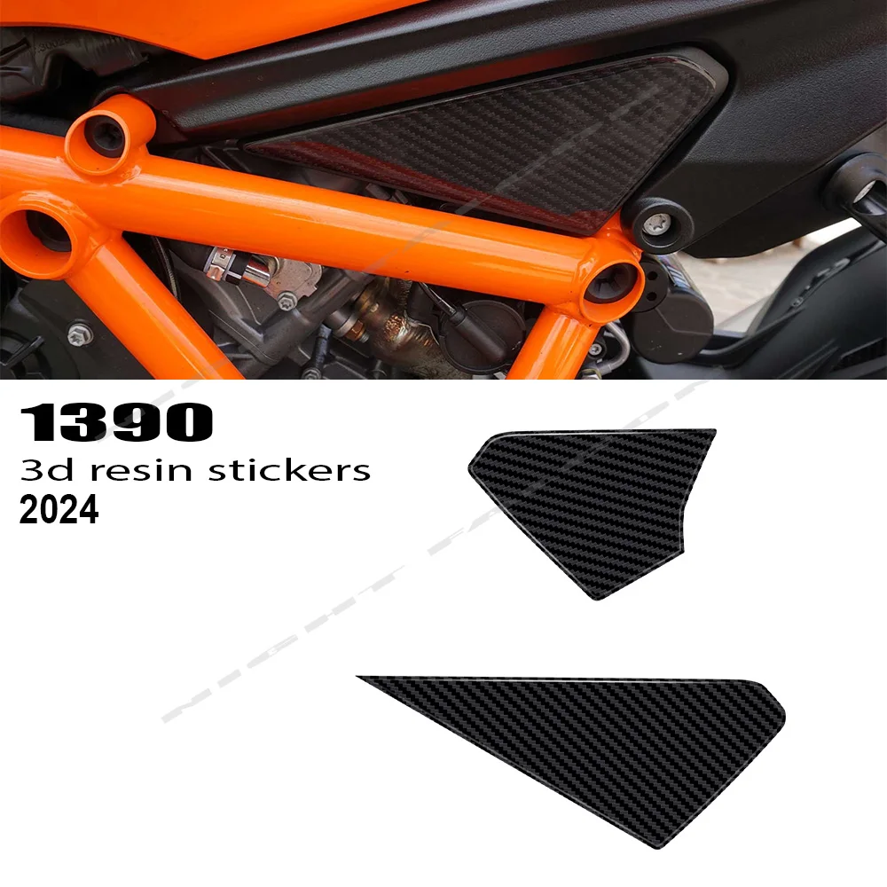 1390 superduke r accessories For 1390 Super Duke R 2024 3D Epoxy Resin Sticker Motorcycle Frame Area Protection Kit