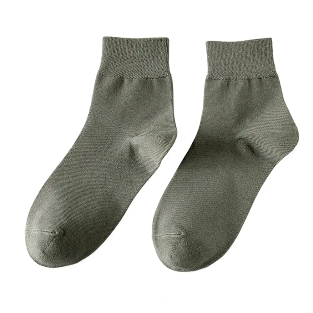 

Summer Socks Elastic Socks High Elasticity Unisex Cotton Socks for Business Sports Breathable Anti-slip Sweat-absorbing Mid-tube