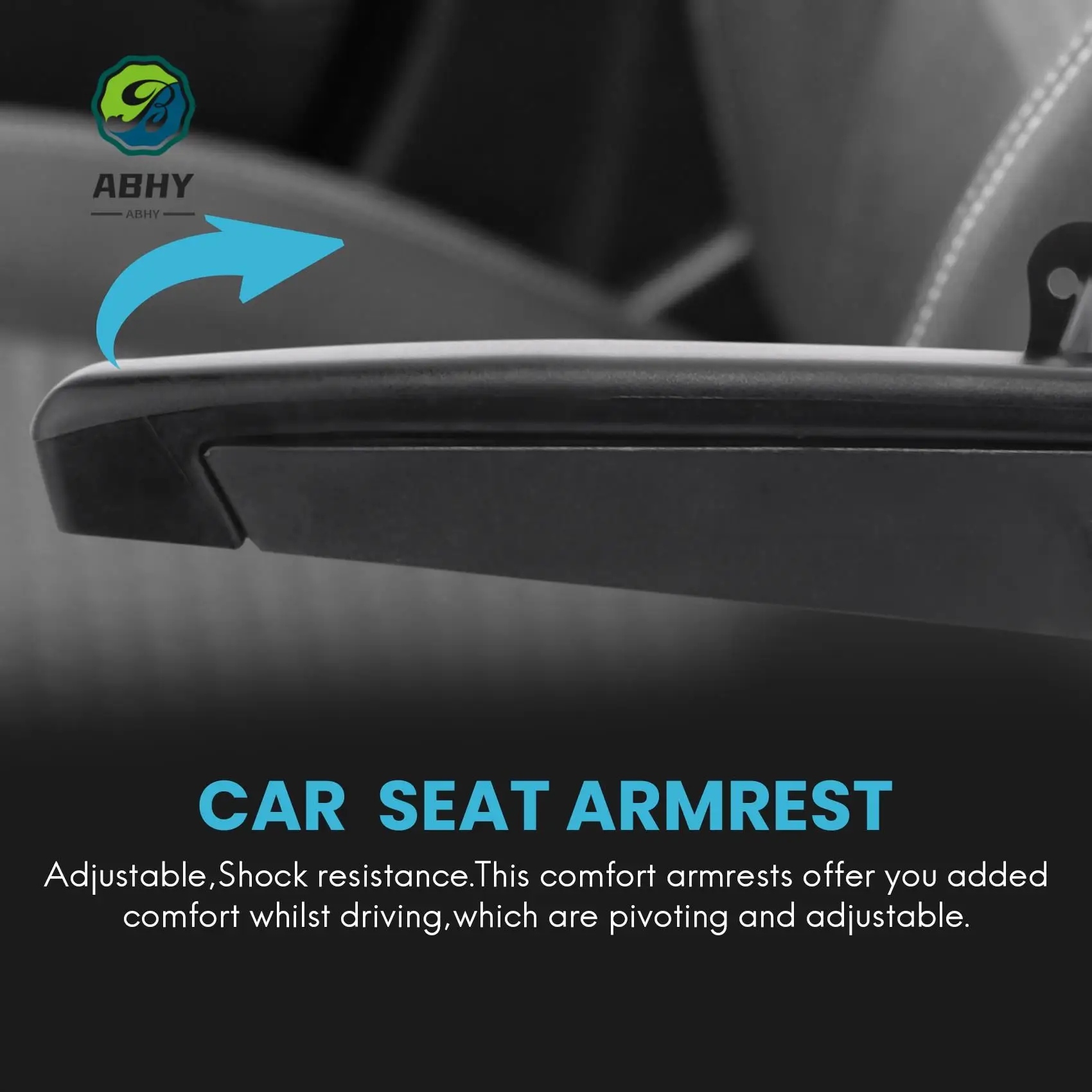 

ABHY-Car Universal Adjustable Car Seat Armrest For Rv Motorhome Truck Auto Parts