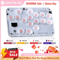 Controlador Arcade Hitbox Haute42, Joystick para PC, Teclado Controlador Hitbox para PS4/Switch/Steam, Juegos de Lucha Arcade para PC