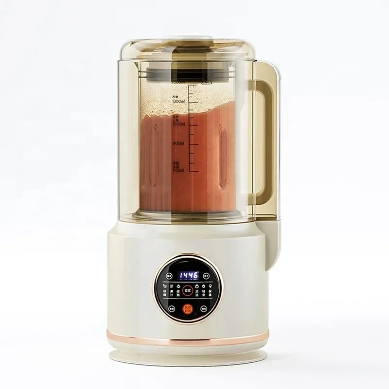 Hot SalesLatest Design 18 In 1Soy Bean Milk Maker Machine With Sound Cover Blender Soup Maker Heating Soy Milk Soybean Milk Mach