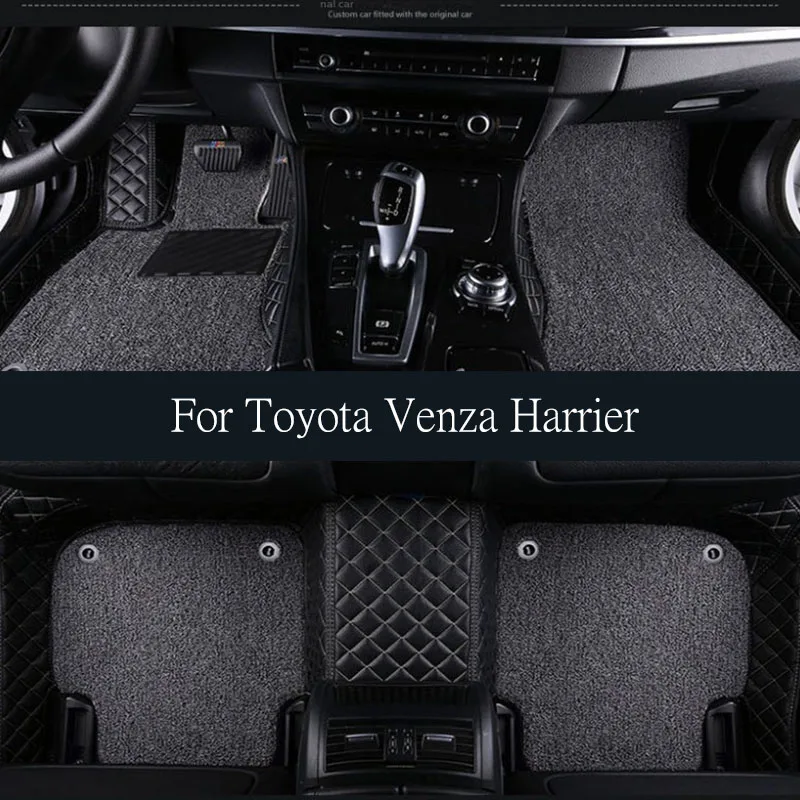 

TPE 3D Car Floor Mats Cargo Liner Trunk/Backrest Pad for Toyota Venza Harrier 80 2021-2024 Waterproof Left Rudder