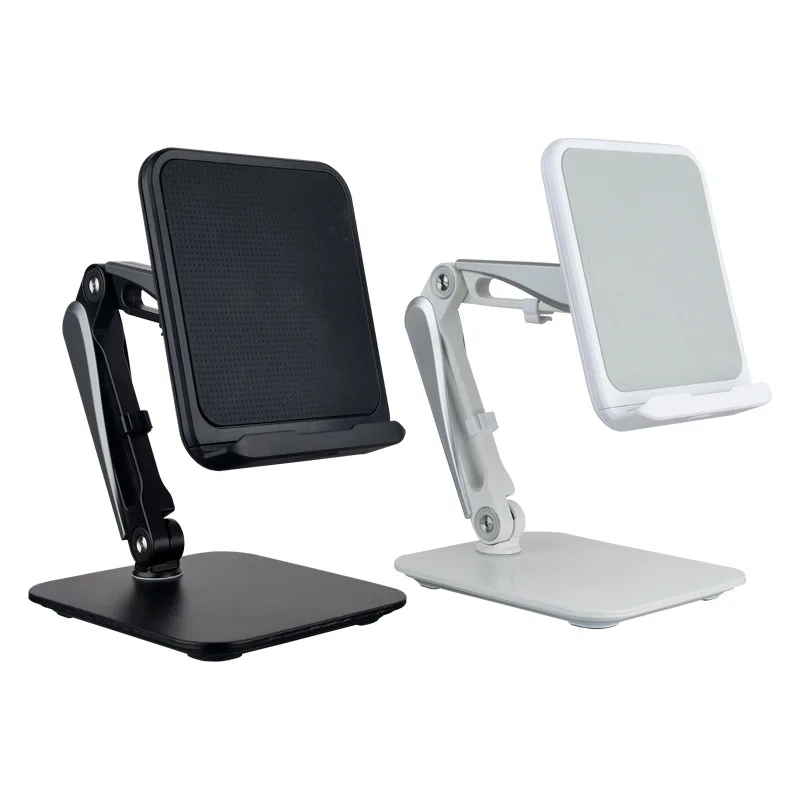 Foldable Tablet Stand Three Shaft Design Multi Angle Adjustable Tablet Support for Drawing Gaming Desk Aluminum Phone Holder