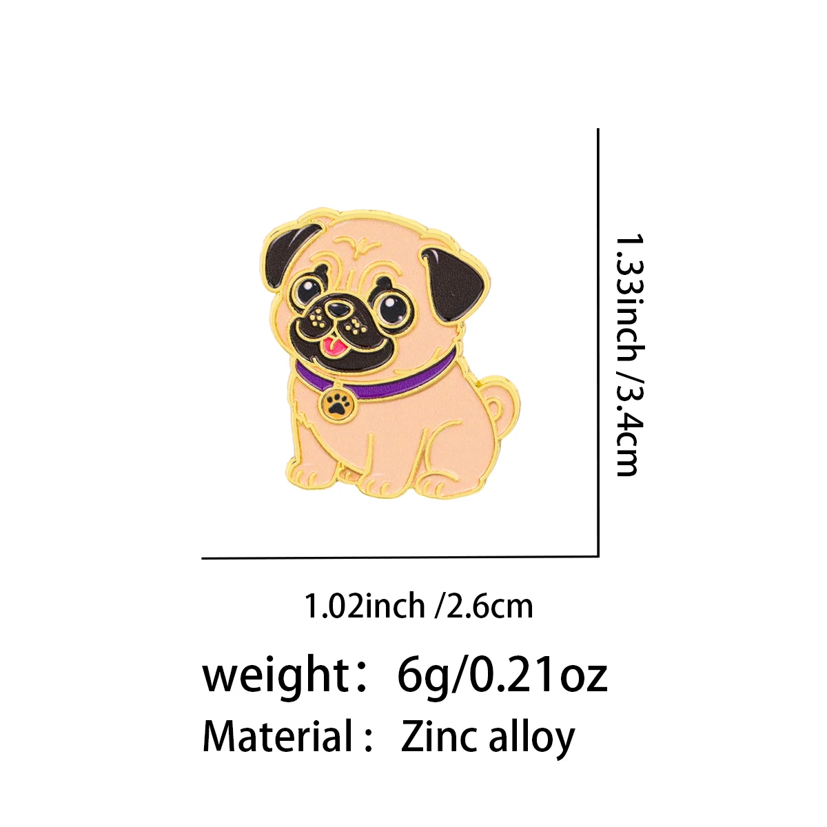 5PCS/SET Cartoon Puppy Lapel P - Mens Grooming Kit Gift review and price
