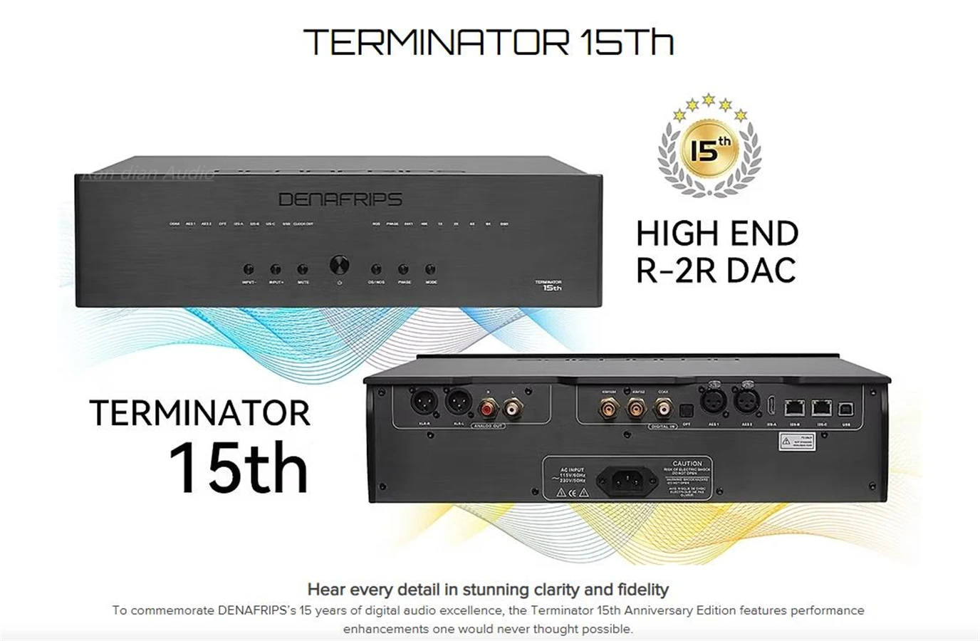 DENAFRIPS Hi-end TERMINATOR 15 - R2R Dac Balanced Xlr ulasan dan harga
