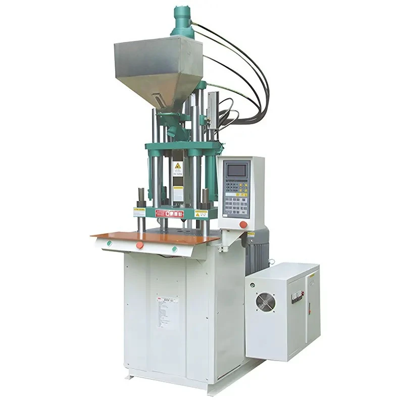 Vertical Injection Molding Machine, Power Plug Small Wire Plastic Products Machinery Equipment Injection Molding