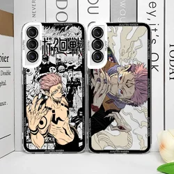 Jutsu-Samsung Galaxy,s22,s20,s21,s23,s24 ultra plusの漫画の電話ケース