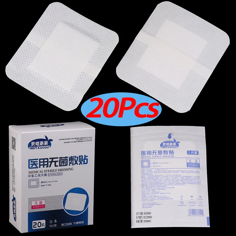 20Pcs Waterproof Band-Aid Wound Band Dressing Medical Transp
