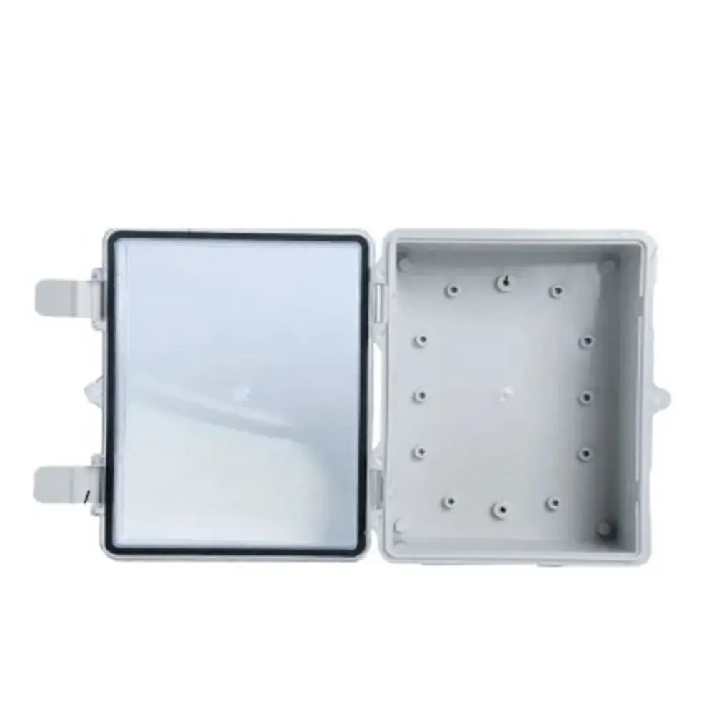 IP67 Electrical Junction Box Waterproof White Outdoor Sealed Switch Power Case Enclosure With Hasp Plastic Distribution Boxes