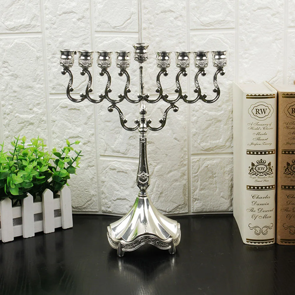 حامل على الطراز الأوروبي لحفلات الزفاف قطعة مركزية منضدية الديكور عشاء ضوء الشموع حامل الشمعدانات المعدنية