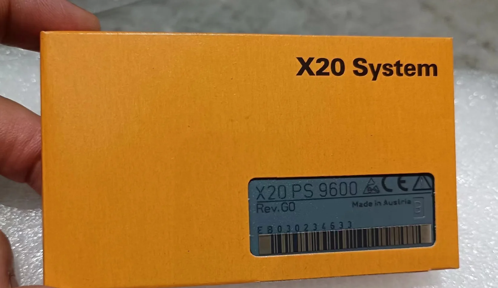 New B&R module models：X20PS9600