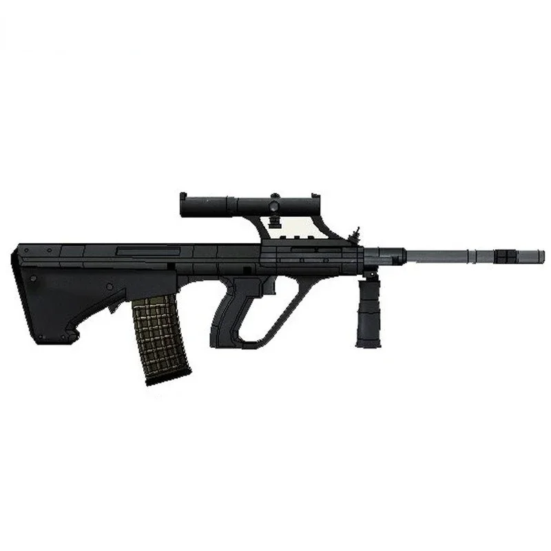 78cm Jedi Survival Steyr Aug Rifle 3D Paper Model Weapons Firearms Hand Drawing Toys