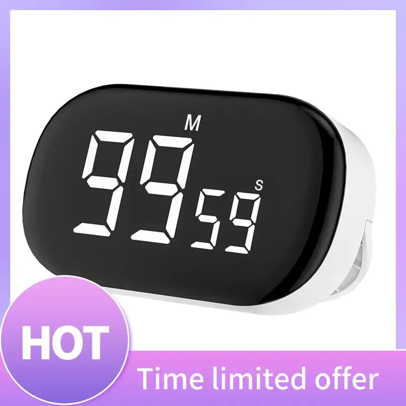 B69C Digital Kitchen Timer Digital Timer Egg Timer Stopwatch, Alarm Clock,For Learning, Cooking, Sports