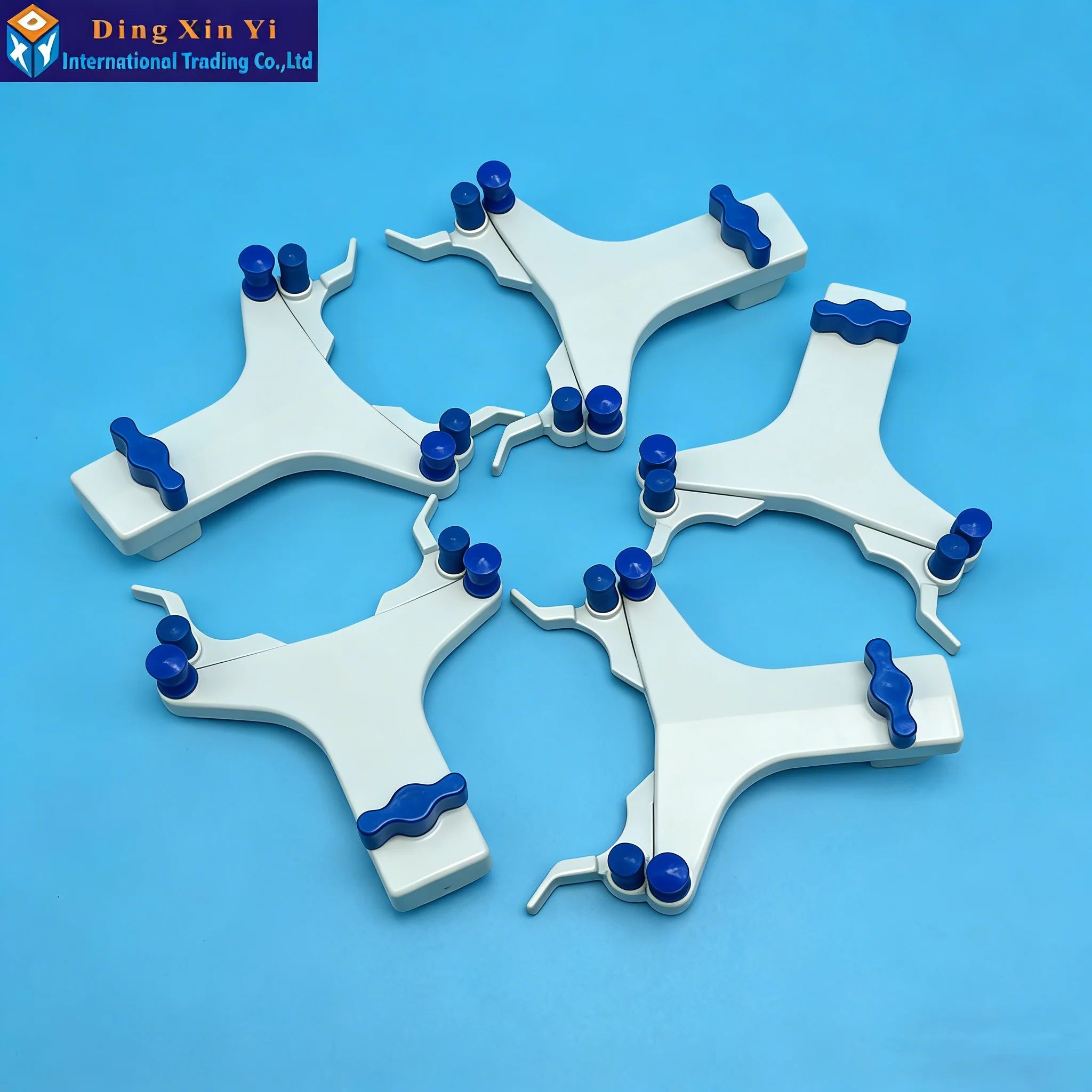 Laboratory Double Burette Clamp Aluminum Butterfly Burette Holder with Rubber Coated Jaws for Lab Titration Stand Retort