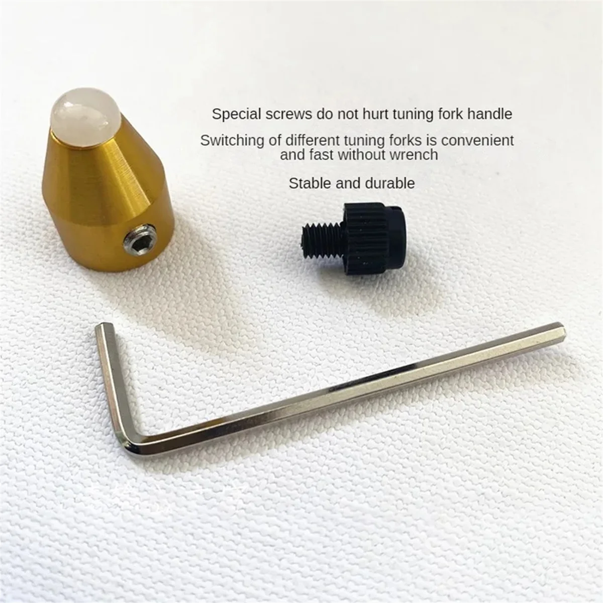 64HZ Aluminum Tuning Fork Tool with Hammer Healing Sound Vibration Diagnostic Therapy Health Care Tool