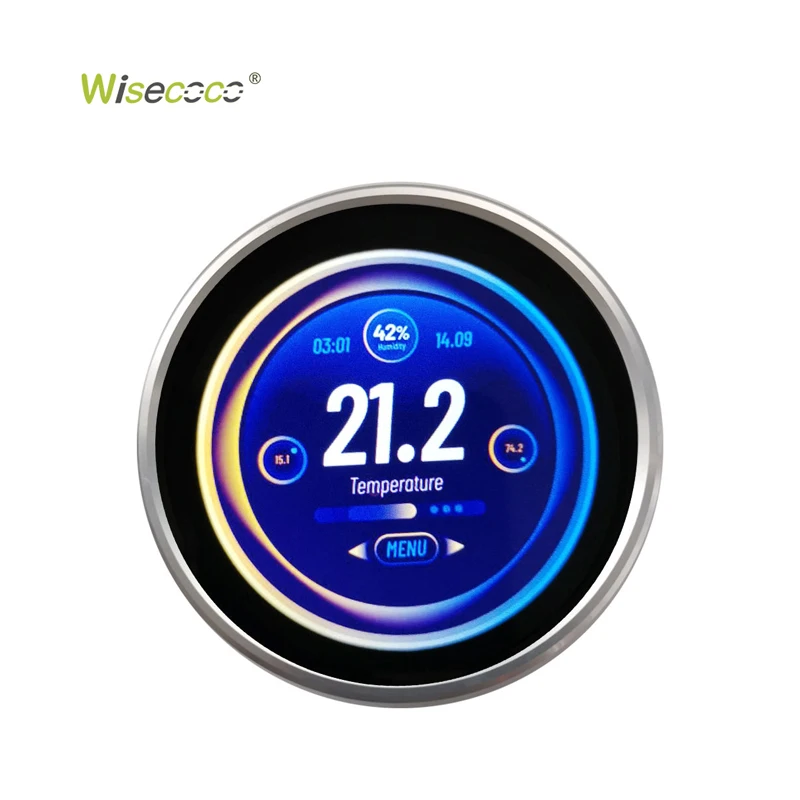 2.1 Inch Circular Lcd Screen Smart Control Knob Encoder Display 480*480 Resolution Switch Knob Lcd for Smart Home