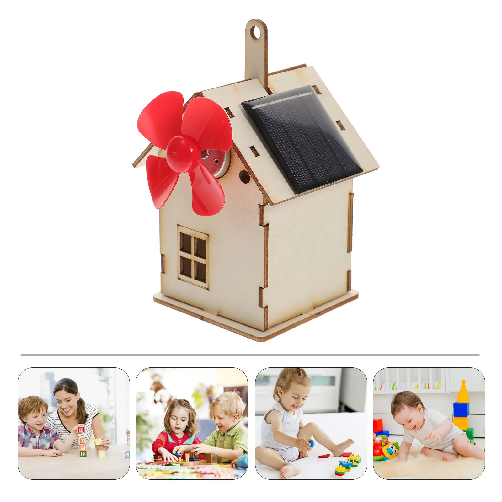 مجموعة واحدة من أدوات منزلية صغيرة تعمل بالطاقة للأطفال، تجربة علمية، تجميع الطاقة الشمسية، هدية عيد ميلاد تعليمية #3