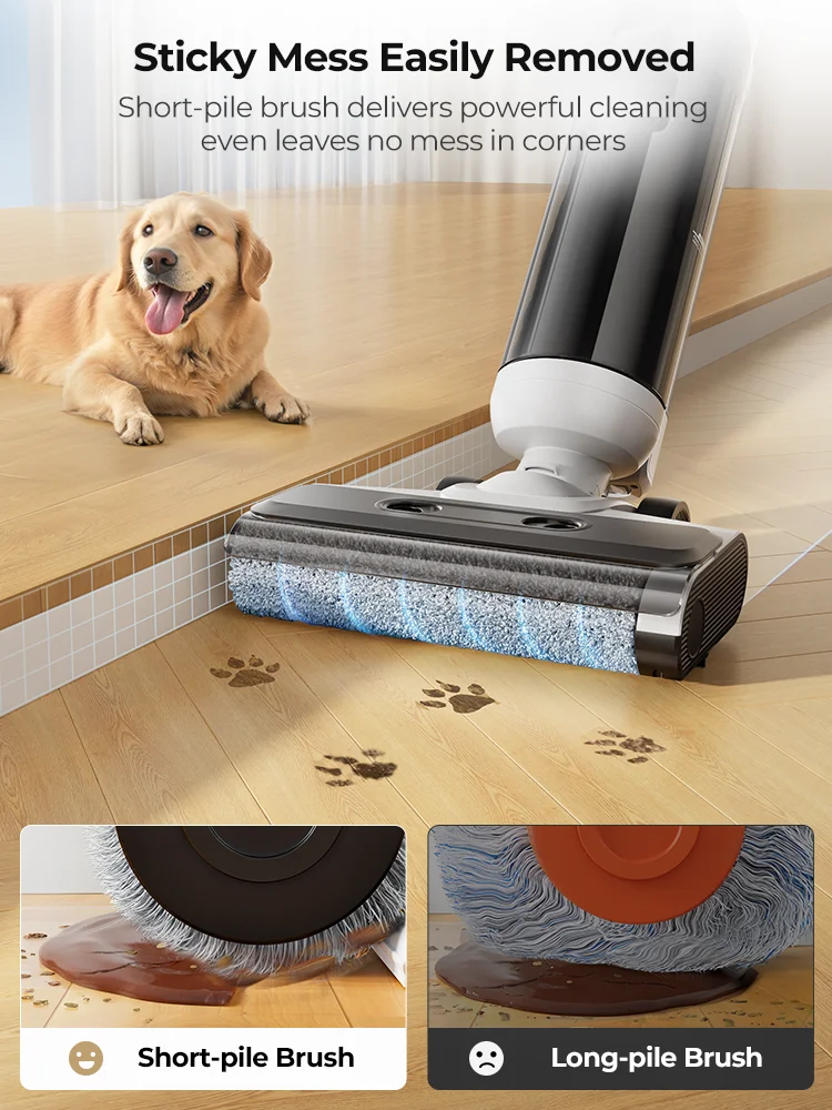 M3 Upgraded】Laresar M5 Cordless Wet Dry Vacuum Cleaner, Air Dry
