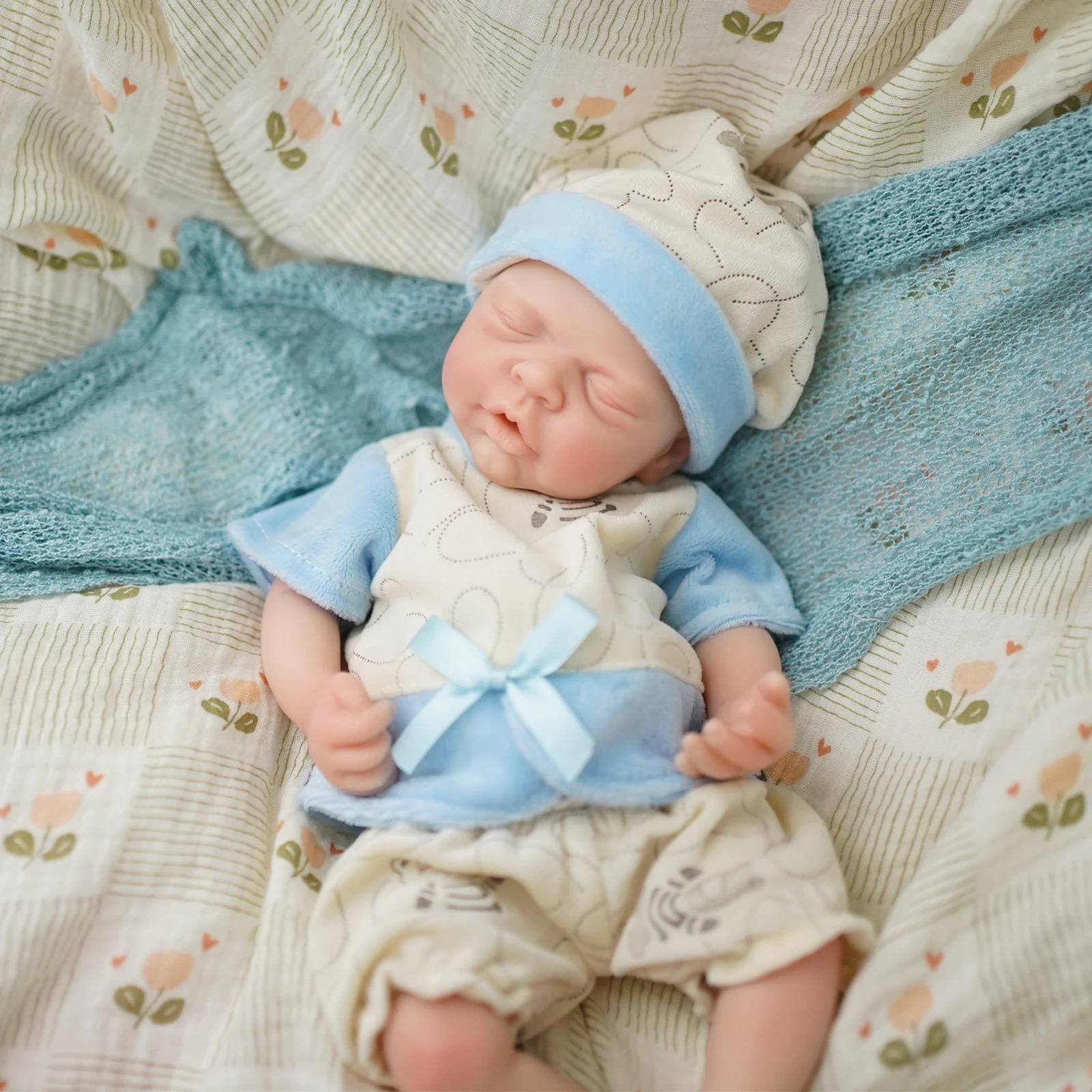 12 Inch 30cm Micro Preemie Full Body Silicone Reborn Doll - Lifelike Anti-Stress Bebe Reborn Surprise Realistic Doll