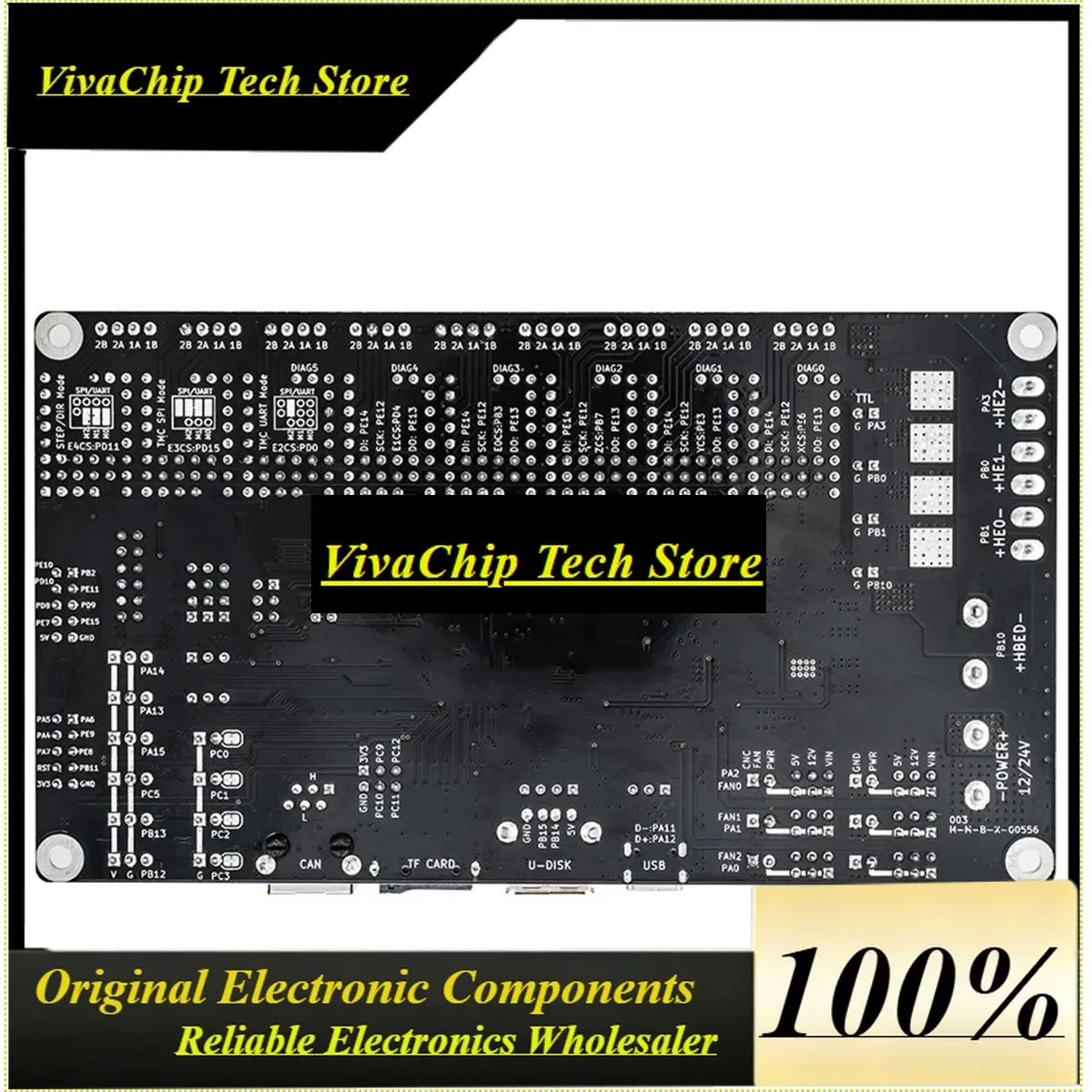 VivaA72Z Monster8 V2 32Bit Control Board 3D Printer Parts TMC2209 For VS Spider Monster8 V2 Motherboard