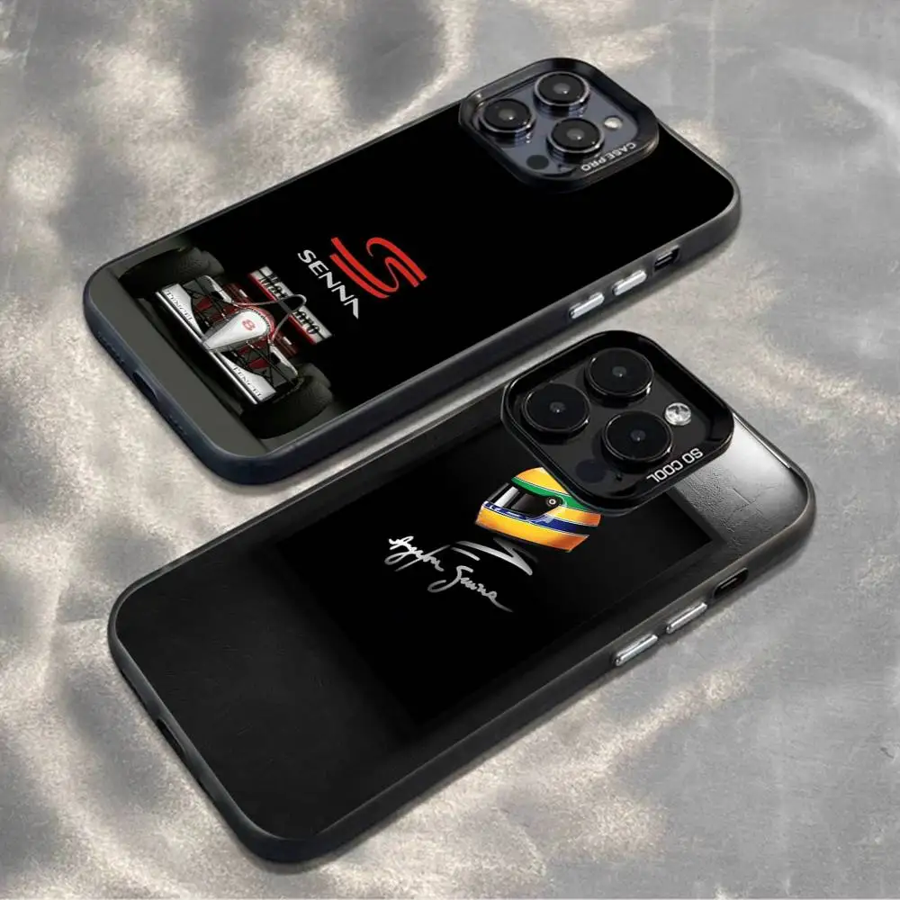 capa-de-telefone-racing-driver-a-ayrton-s-senna-para-iphone-161514131211-mini-pro-max-plus-capa-preta-fosca-a-prova-de-choque