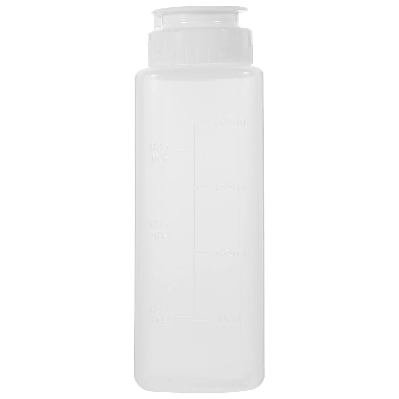 

Leak-proof Oil Dispenser 200ML Accurate Scale Kitchen Plastic Squeeze Bottles Oil Sauce Vinegar Storage Bottle